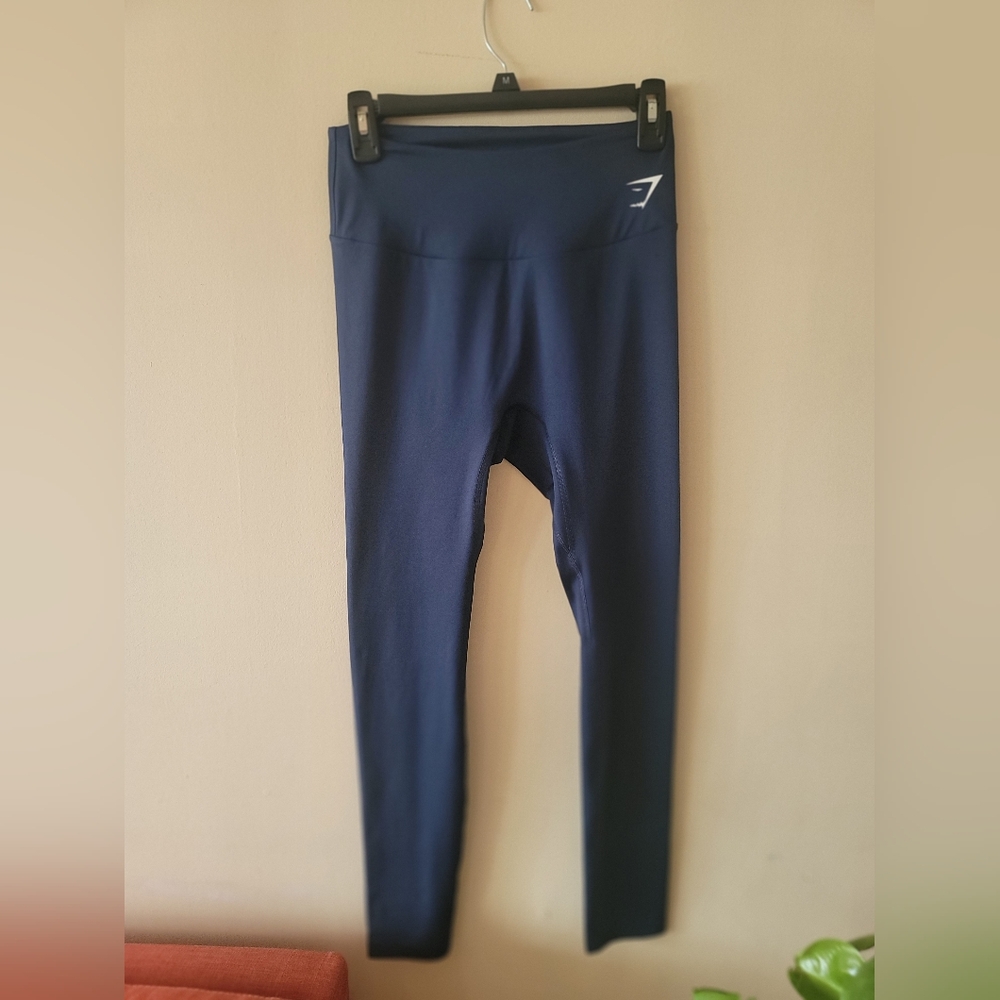 Dark Blue GymShark Everyday Seamless Leggings Size Large